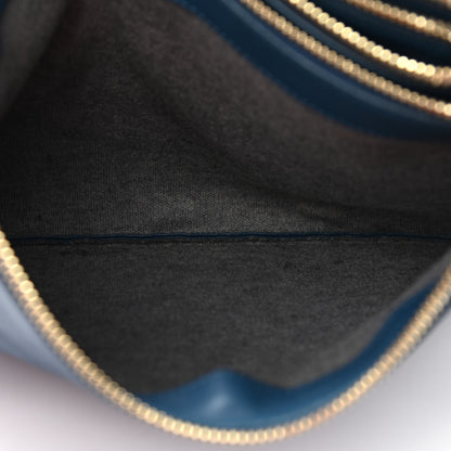Celine Lambskin Large Trio Crossbody Bag Peacock 7 of 11