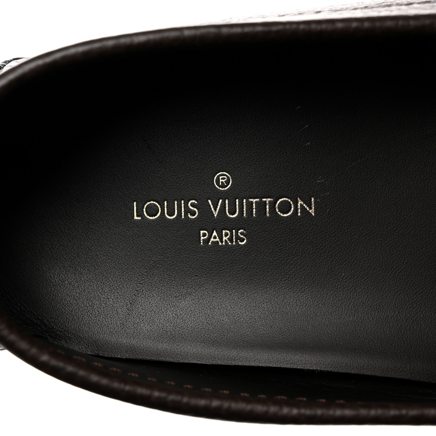 Louis Vuitton Calfskin Mens Monte Carlo Shoe Moccasin Loafers 8 Brown 6 of 9