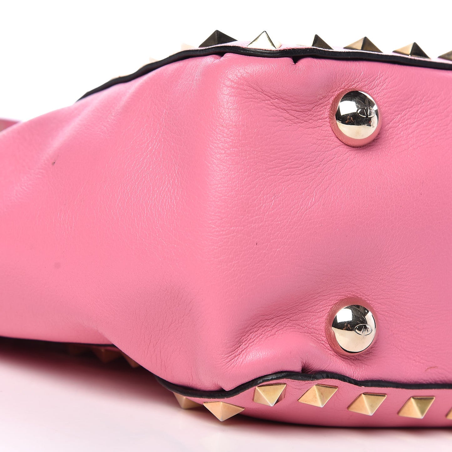 Vitello Mini Rockstud Tote Ninphea