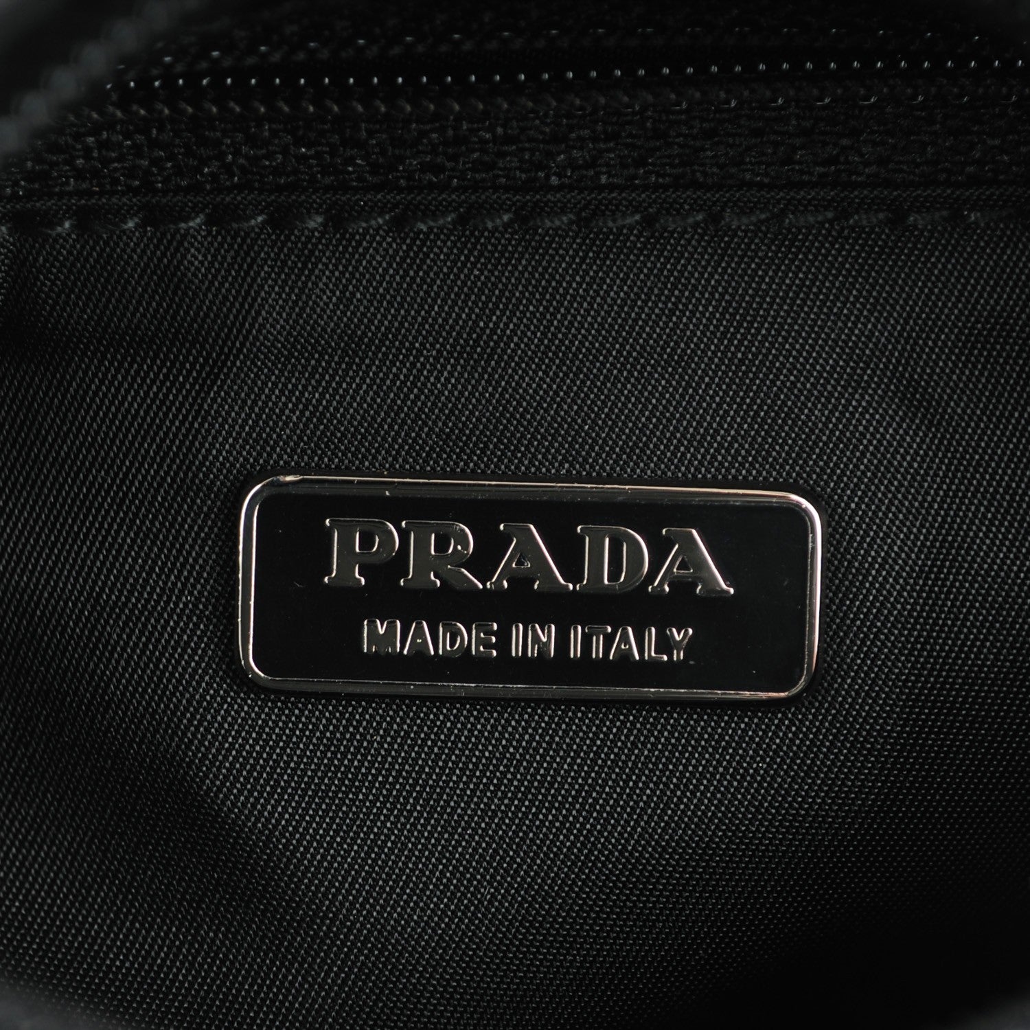 Prada Tessuto Nylon Bead Evening Bag Black 6 of 7