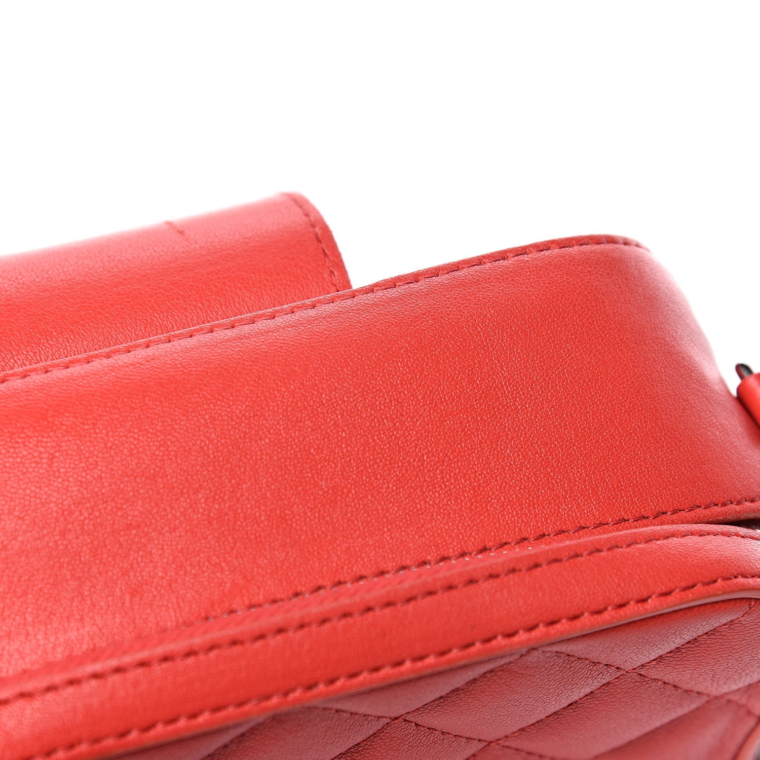 Chanel Lambskin Quilted Mini CC Box Camera Bag Red 12 of 12
