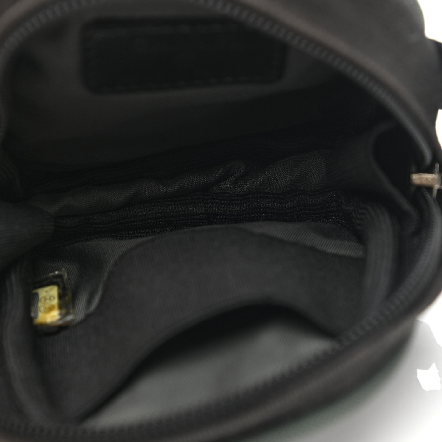 Chanel Canvas Nylon Sport Arm Pouch Black Green 5 of 9