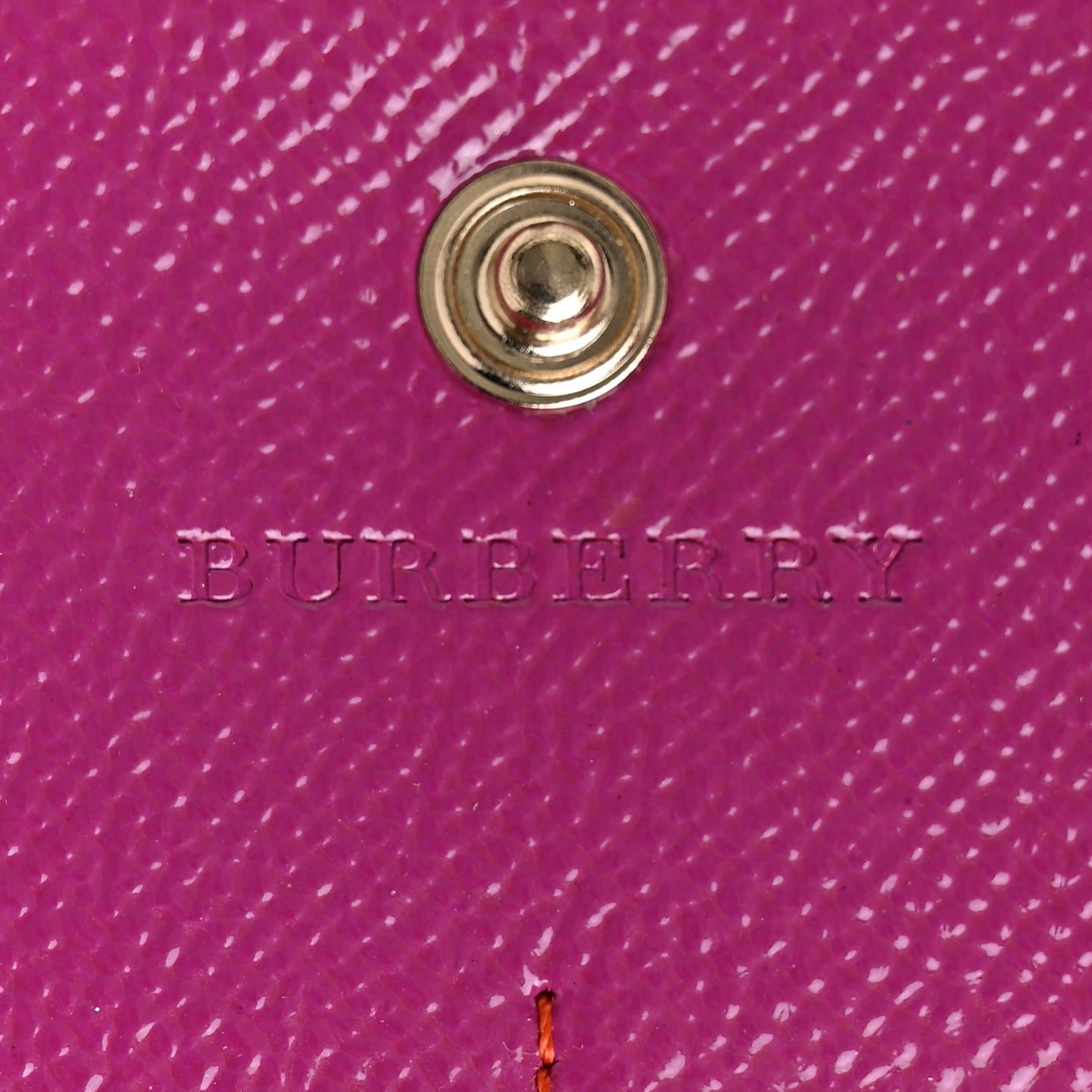 Patent Constantine Continental Wallet Viola Orange