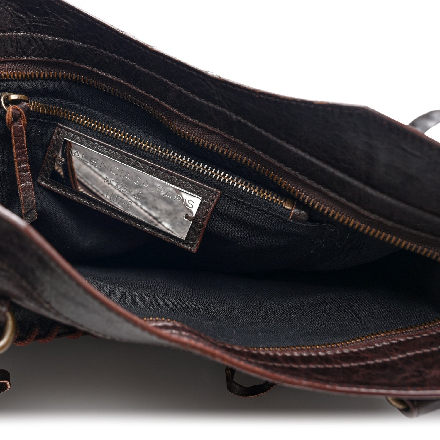 Balenciaga Agneau Classic Hardware City Cigare Fonce 7 of 10