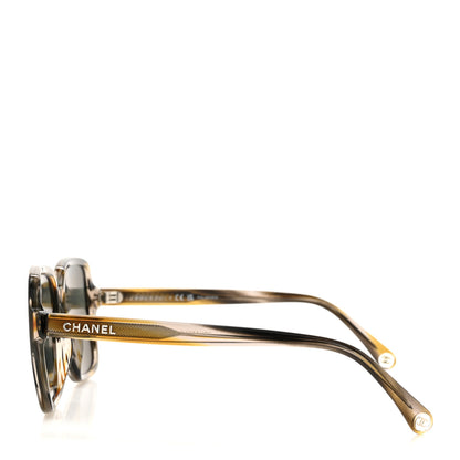 Chanel Acetate Square Sunglasses 5505 Brown 3 of 9
