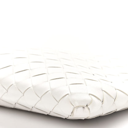 Bottega Veneta Nappa Intrecciato Medium Zip Pouch White 10 of 10