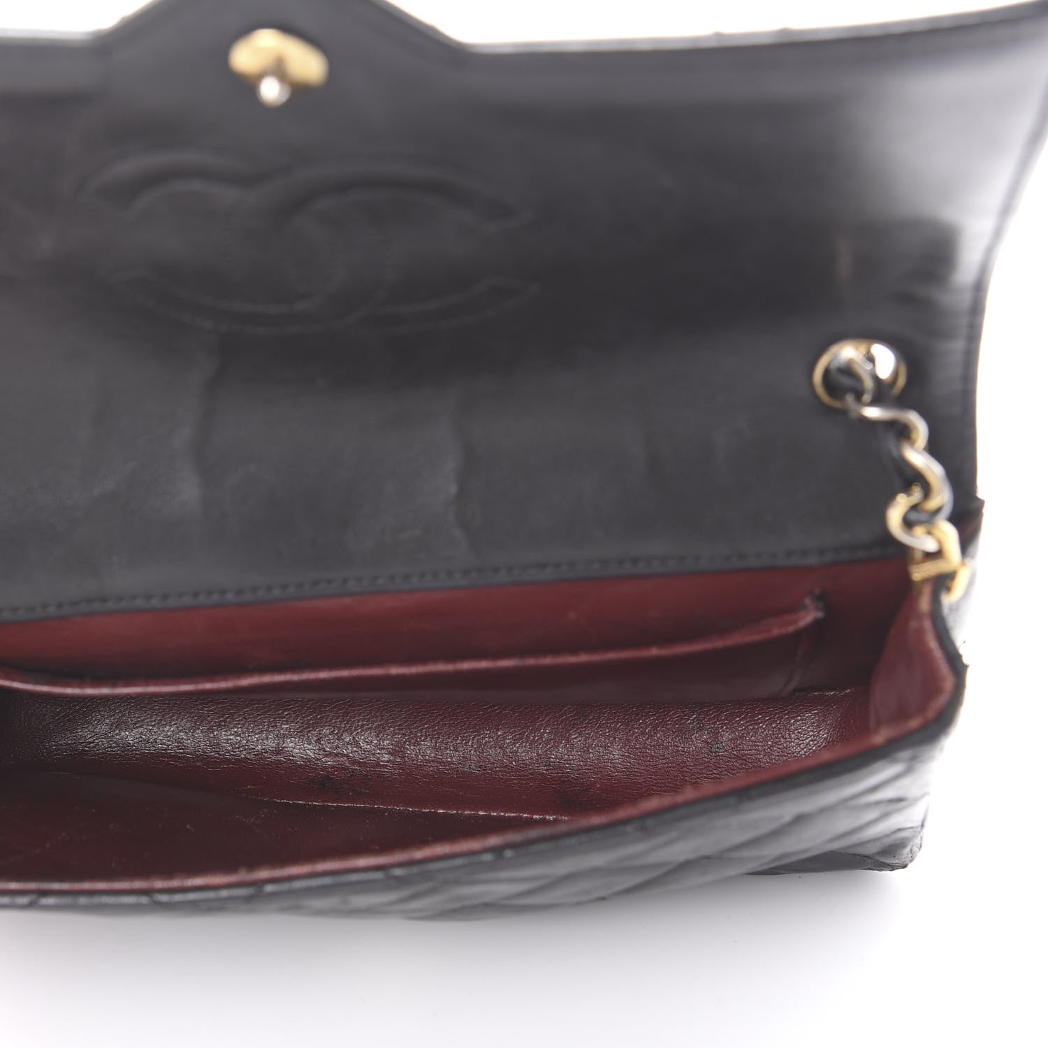 Chanel Lambskin Quilted Small Single Flap Black 5 of 12