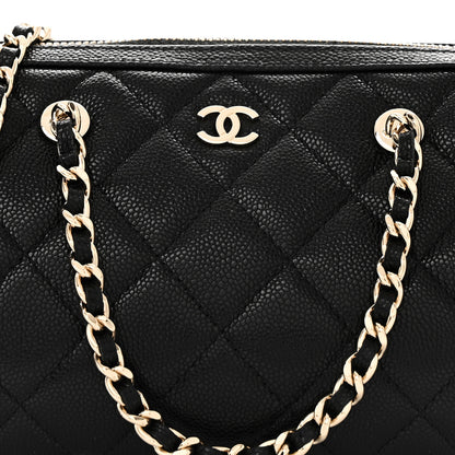 Chanel Caviar Quilted Classic Clutch with Chain Black 8 of 10
