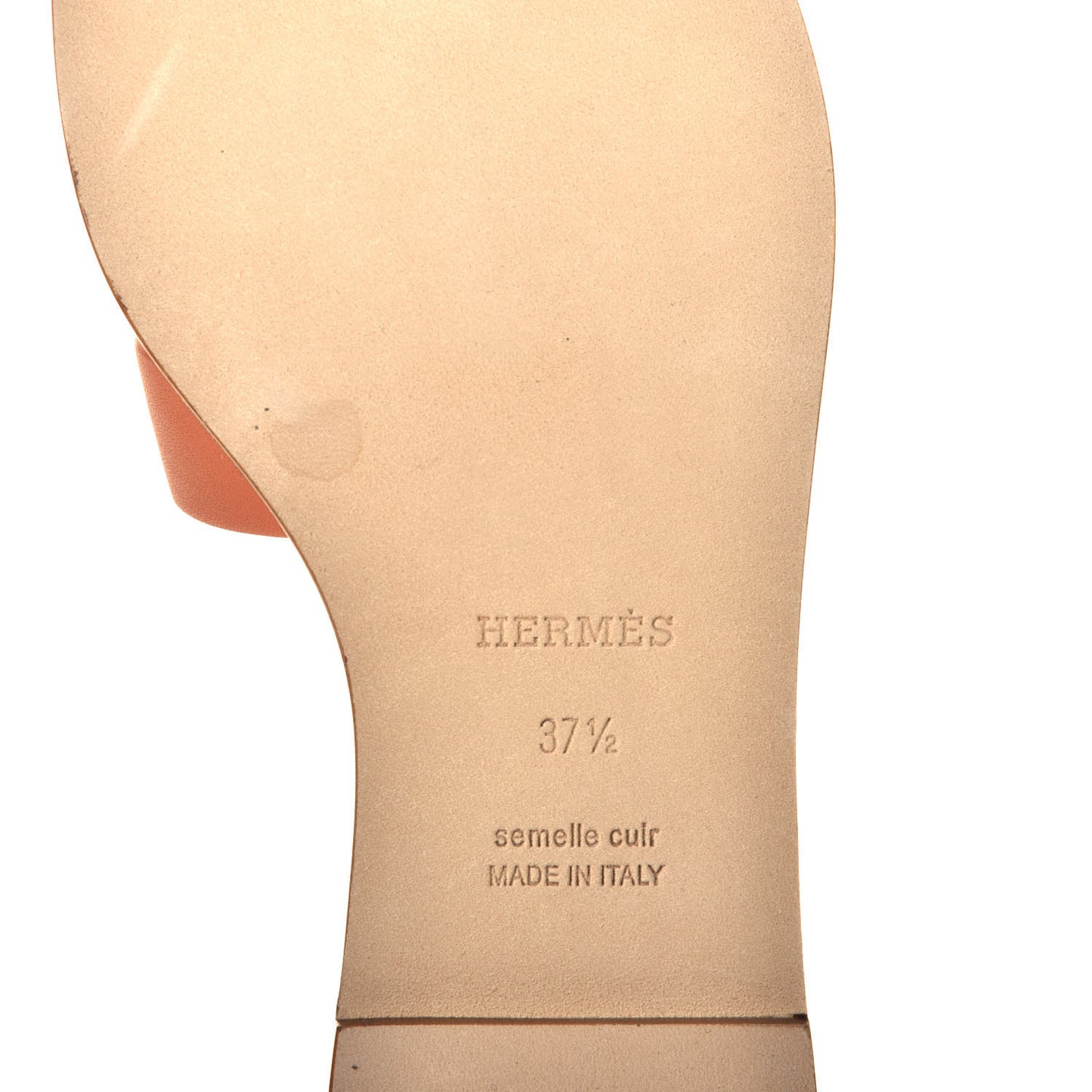 Calfskin Santorini Sandals 37.5 Rose Bubinga