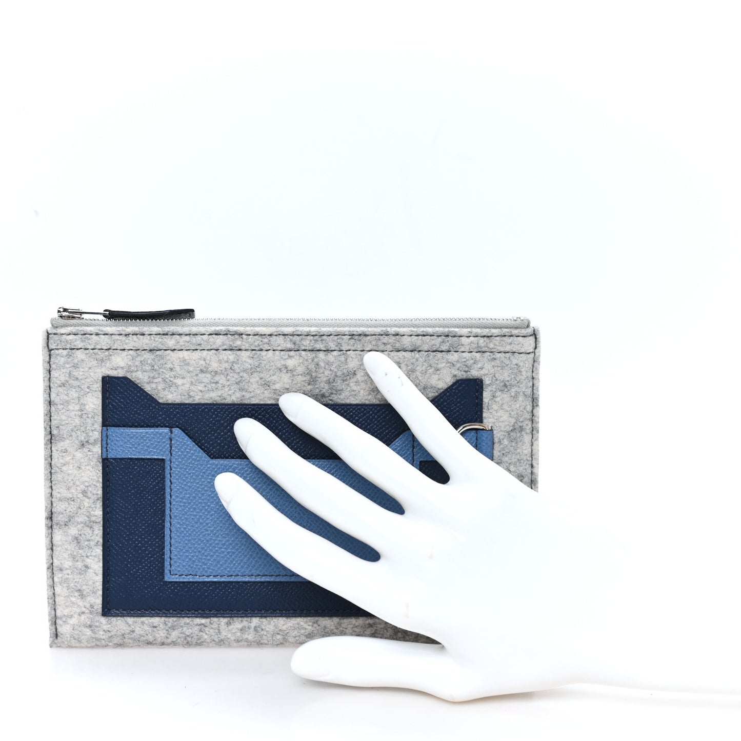 Felt Epsom Colorblock Toodoo 29 Zip Pouch