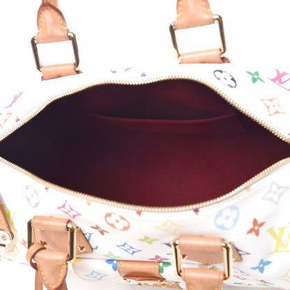 Louis Vuitton Monogram Multicolor Speedy 30 White 5 of 11