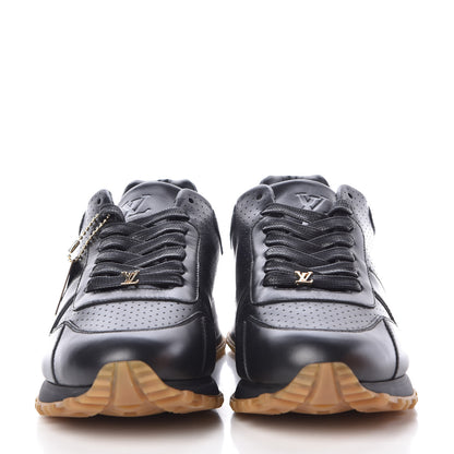 Louis Vuitton X SUPREME Calfskin Run Away Sneakers 7 Black 2 of 8