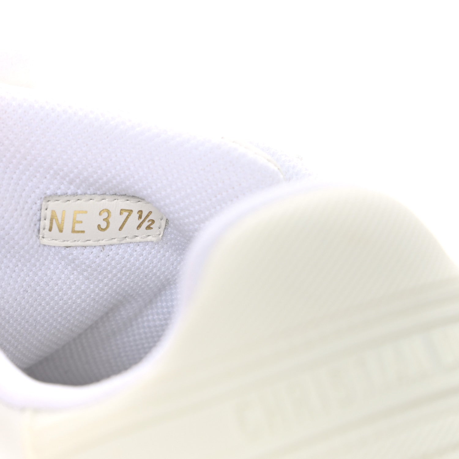 Christian Dior Calfskin Clear Rubber Dior-ID Platform Sneakers 37.5 White Deep Blue 8 of 9