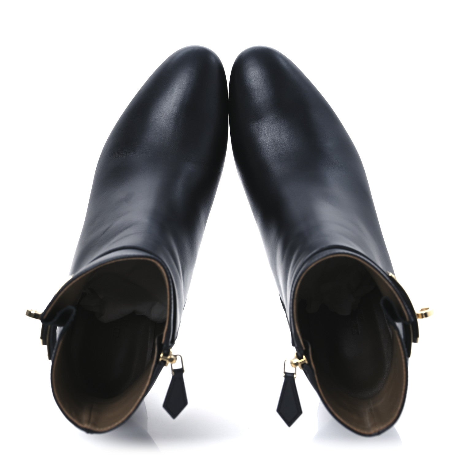 Hermes Calfskin Saint Germain Ankle Boots 40 Black 2 of 11