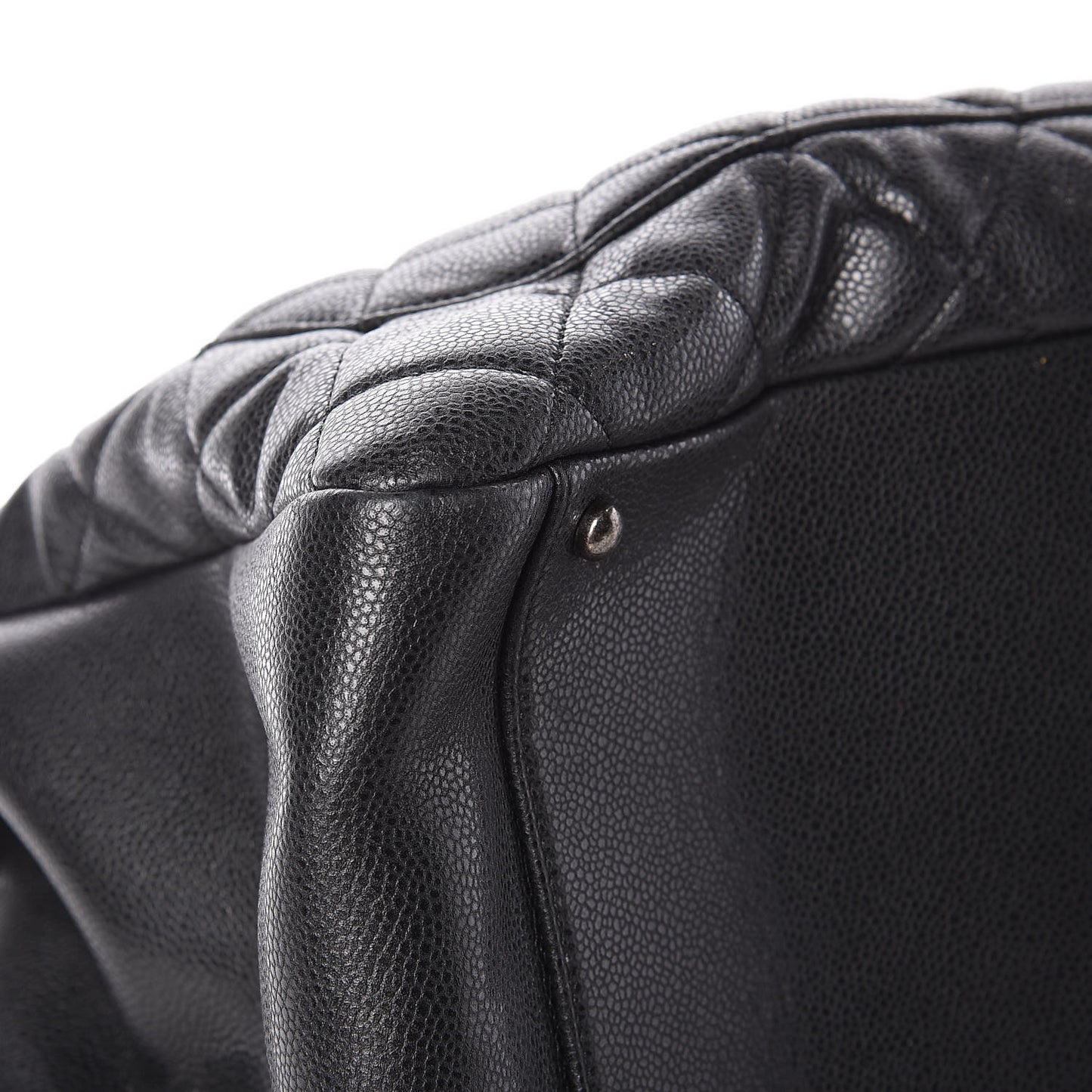 Caviar Quilted XL Grand Shopping Tote GST Black