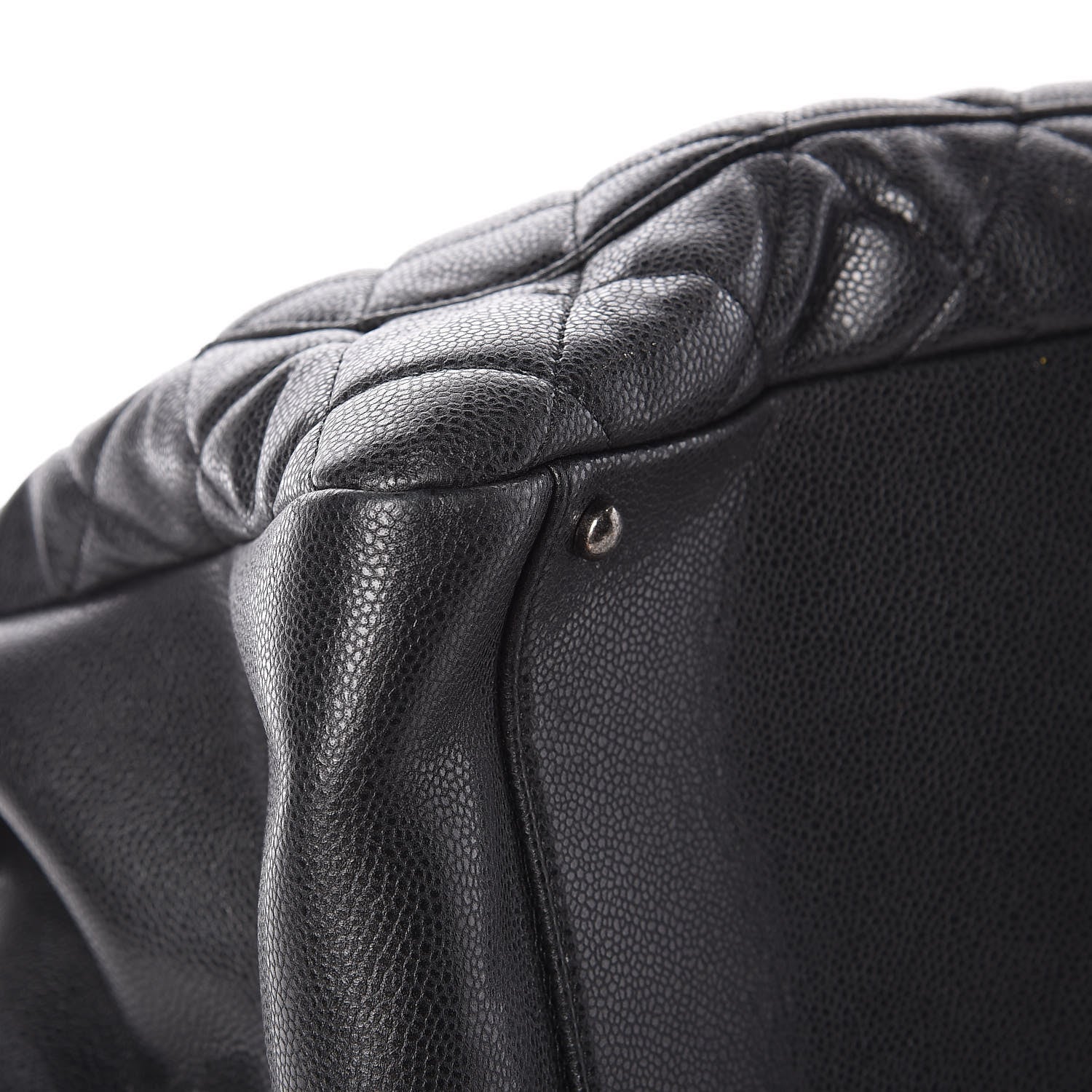 Chanel Caviar Quilted XL Grand Shopping Tote GST Black 15 of 20