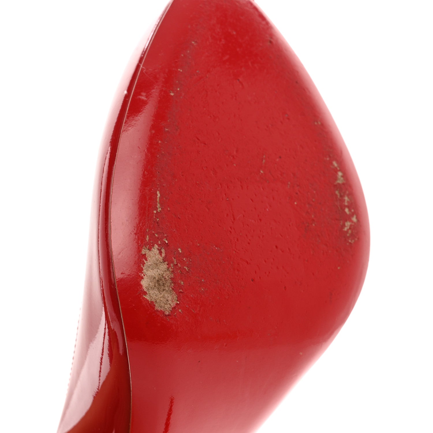 Christian Louboutin Patent Fifille 100 Pumps 38 Flamenco 8 of 9