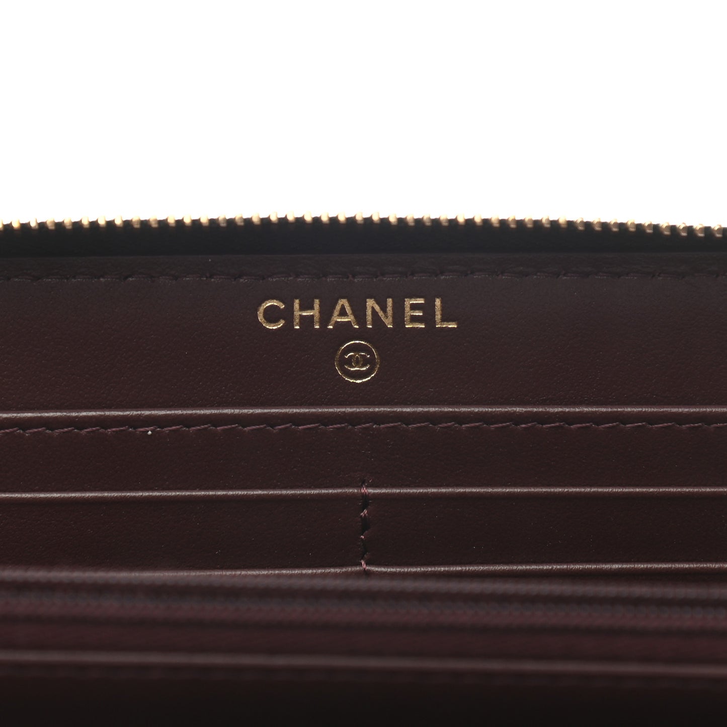 Caviar Quilted Large Gusset Zip Around Wallet Black