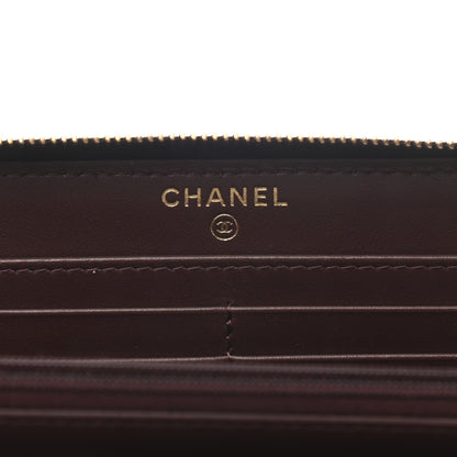 Chanel Caviar Quilted Large Gusset Zip Around Wallet Black 6 of 8