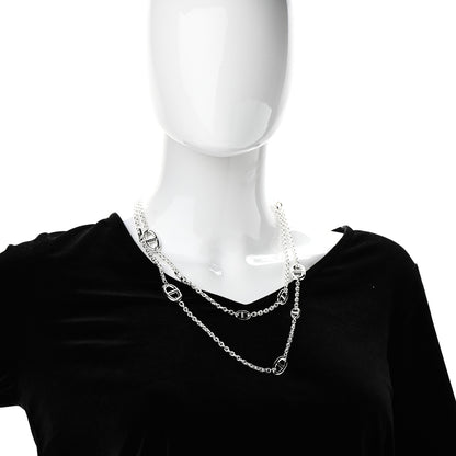 Hermes Sterling Silver Farandole Necklace 120 2 of 5