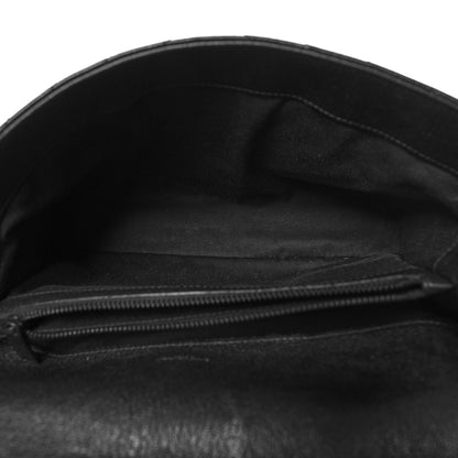 Saint Laurent Sheepskin Matelasse Chevron Monogram Monochrome Large College Satchel Black 5 of 10