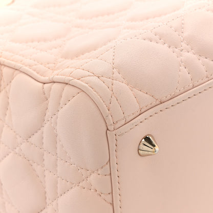 Christian Dior Lambskin Cannage Medium Lady Dior Light Pink 12 of 13