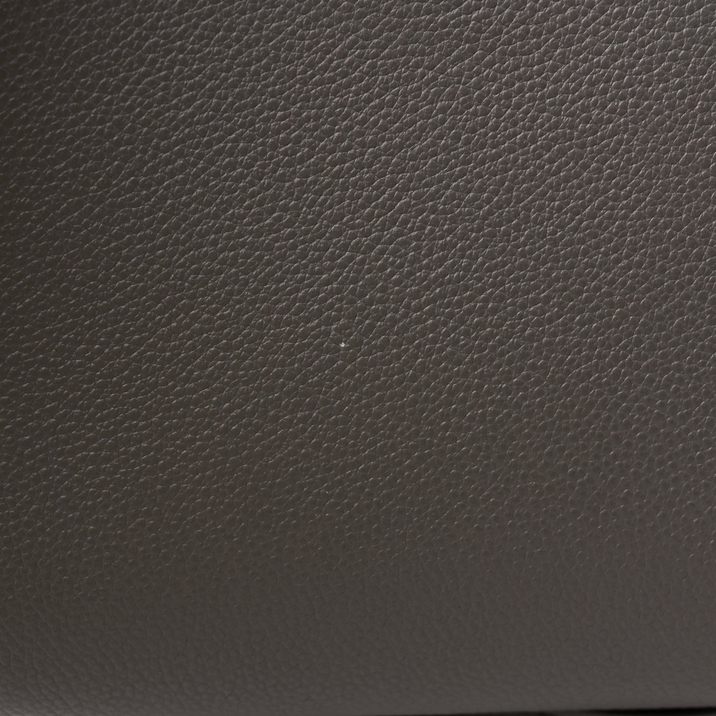 Grained Calfskin Baby Sac De Jour Fog