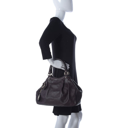 Gucci Guccissima Medium Sukey Tote Chocolate 2 of 9