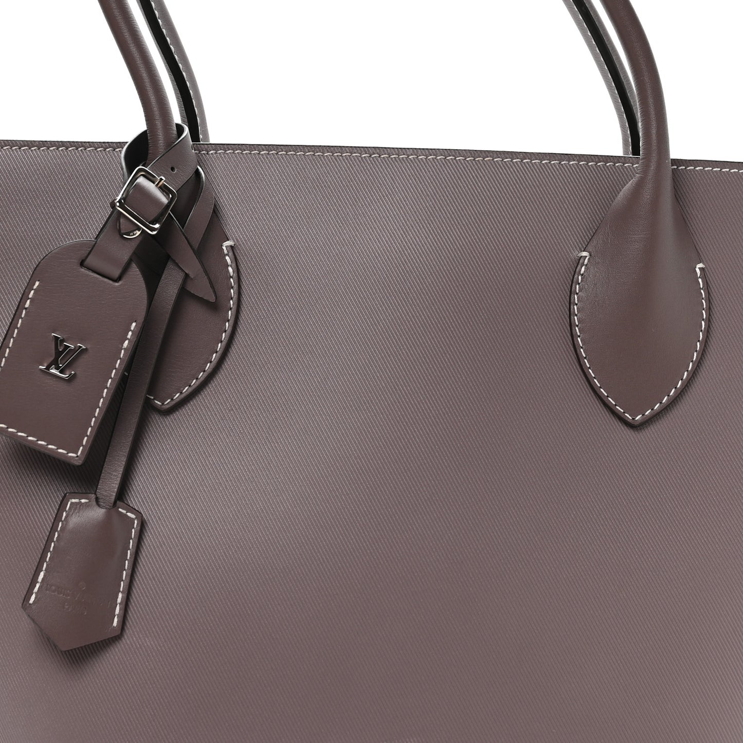Veau Satin Holdall PM Gris