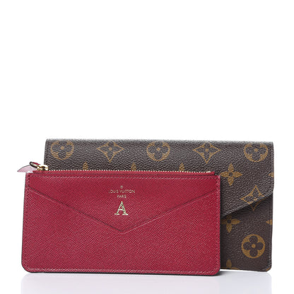 Louis Vuitton Monogram Jeanne Wallet Fuchsia 3 of 13