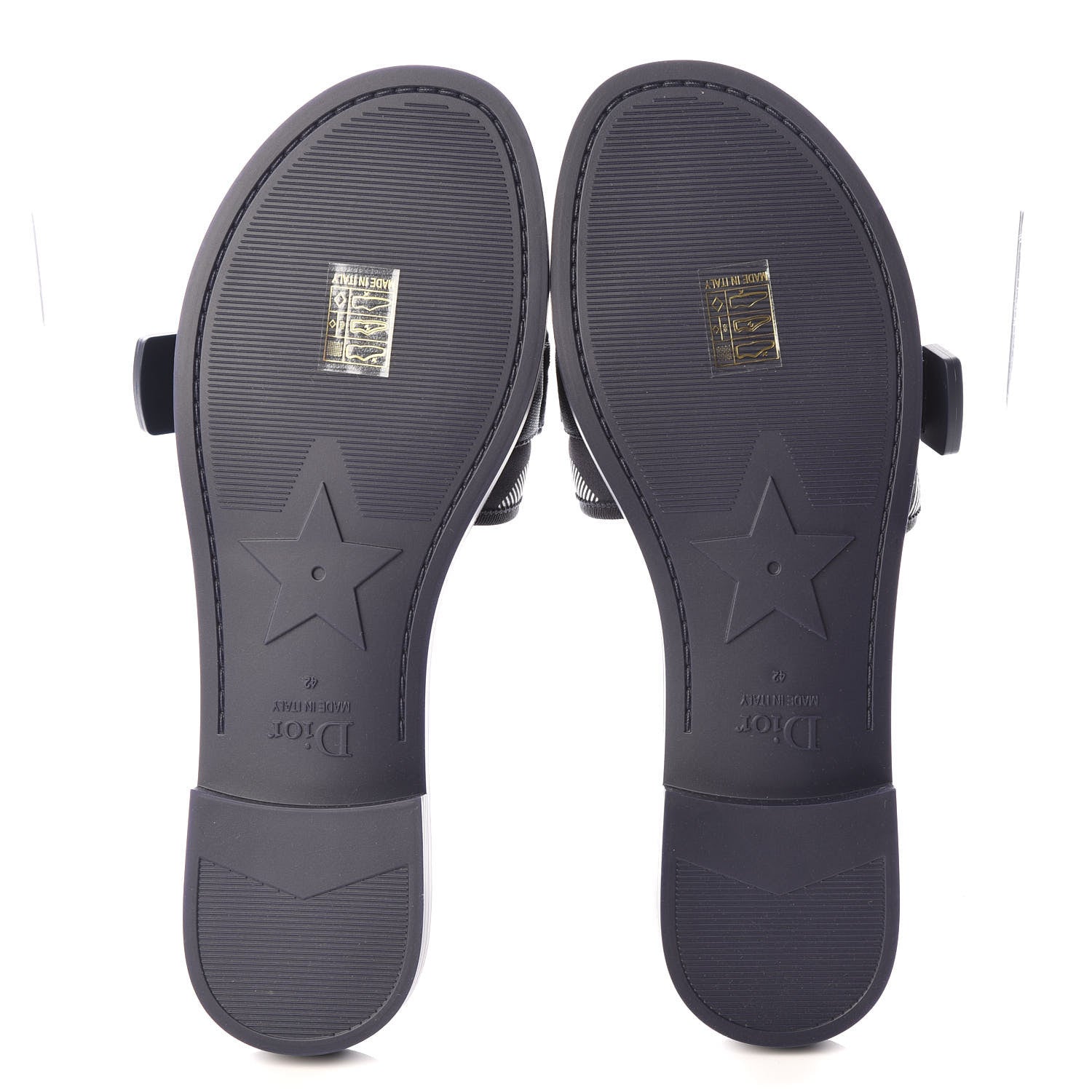 Christian Dior Canvas Dior(e)volution Mule Slide Sandals 42 Deep Blue 5 of 9