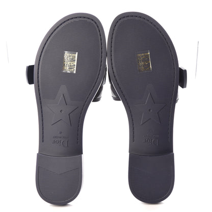 Christian Dior Canvas Dior(e)volution Mule Slide Sandals 42 Deep Blue 5 of 9