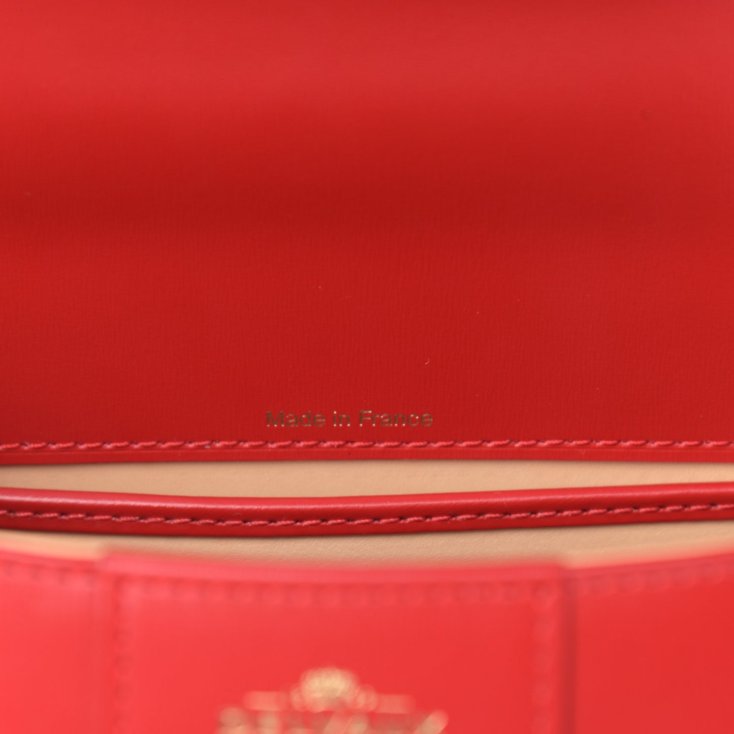 Box Calfskin Mini Brillant Satchel Red