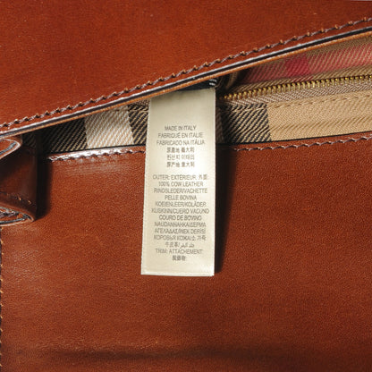 Burberry Prorsum Bridle Calfskin Doyle Crossbody Bag Dark Tan 9 of 11