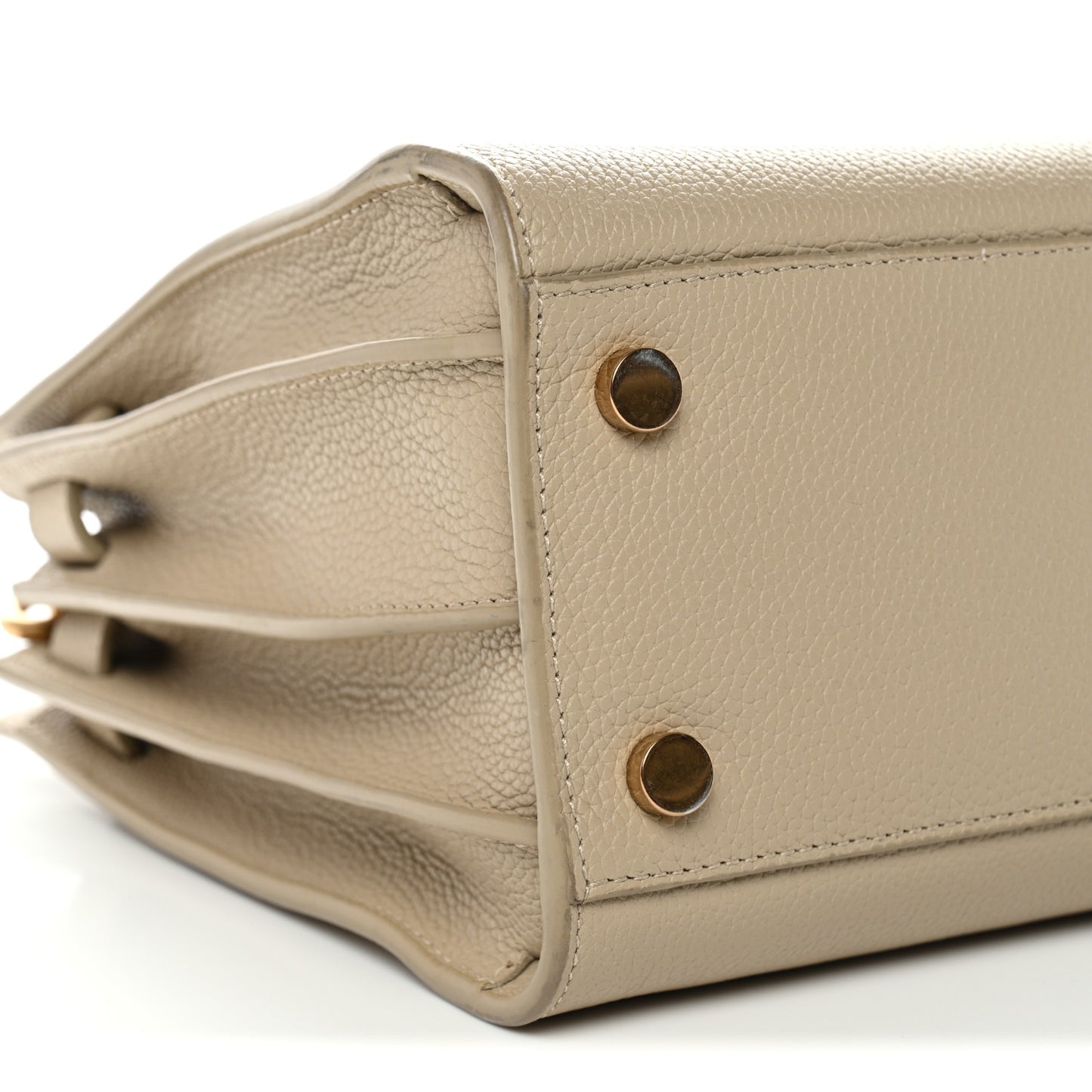 Grained Calfskin Baby Supple Sac De Jour Sea Salt