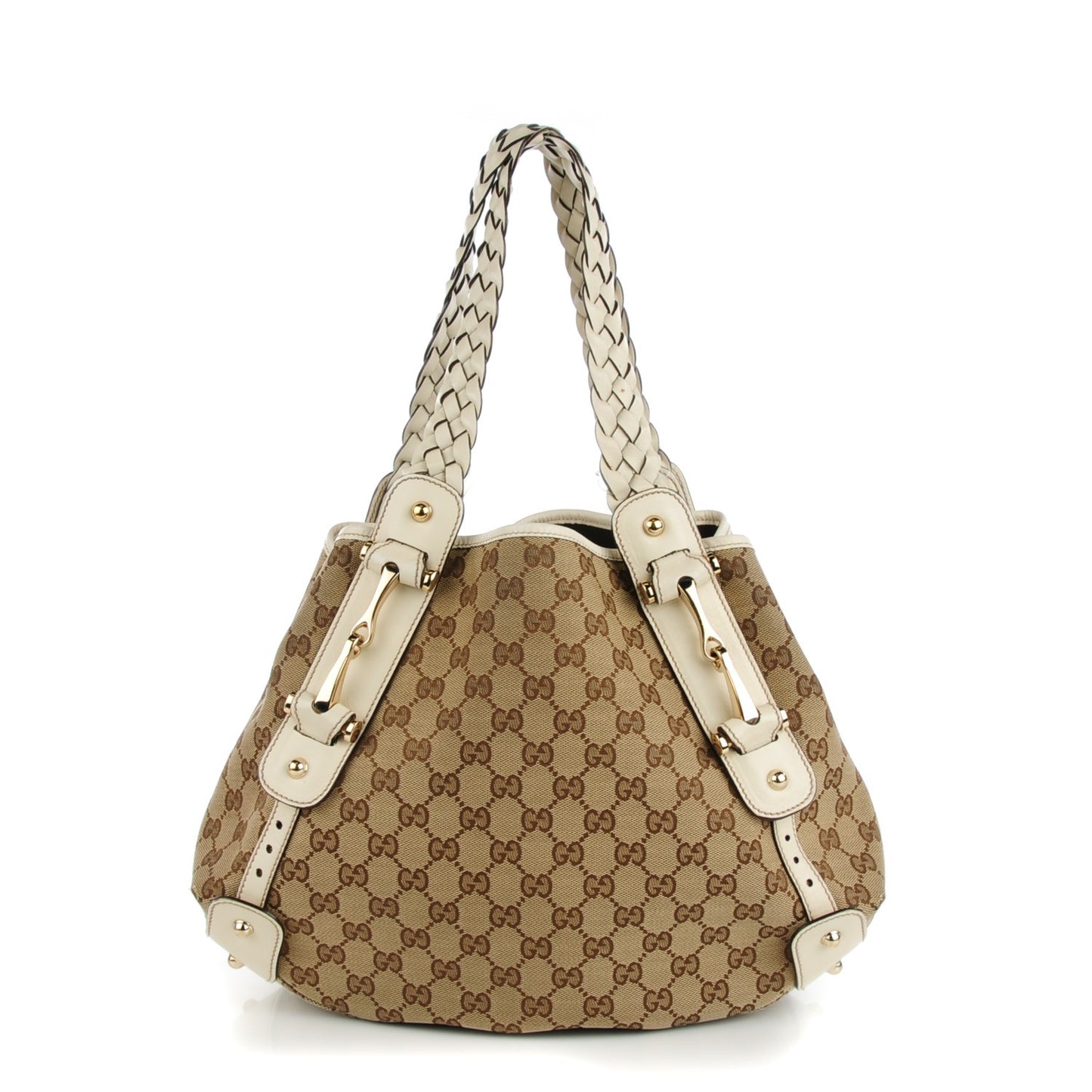 Monogram Small Pelham Shoulder Bag Off White