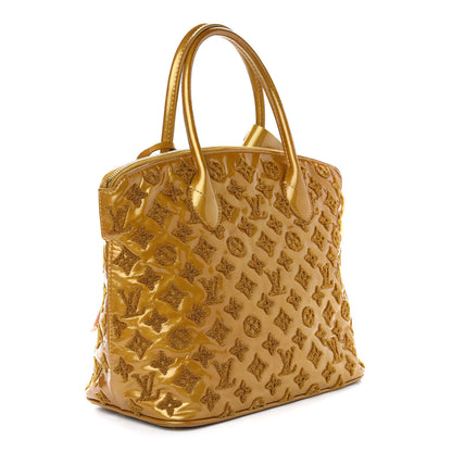 Louis Vuitton Patent Lambskin Fascination Lockit Moutarde 2 of 8
