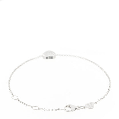 Chopard 18K White Gold Diamond My Happy Hearts Pave Bracelet 2 of 4