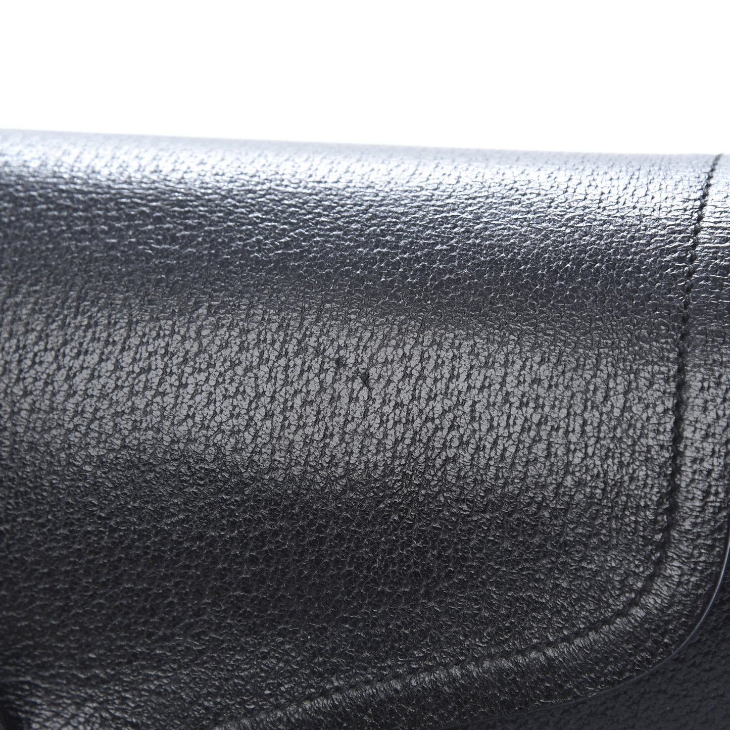 Goatskin Cerniera Pushlock Satchel Black