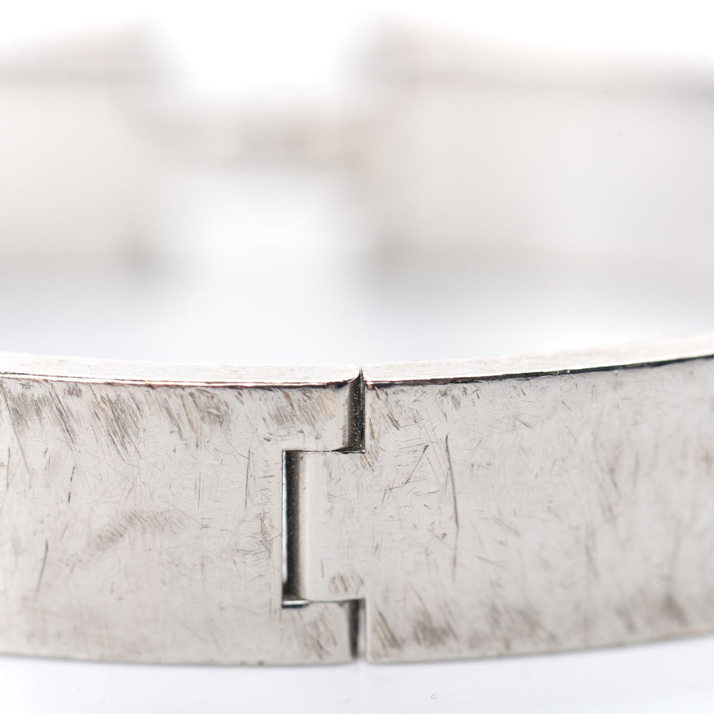 Enamel Narrow Clic Clac H Bracelet PM Bourgogne