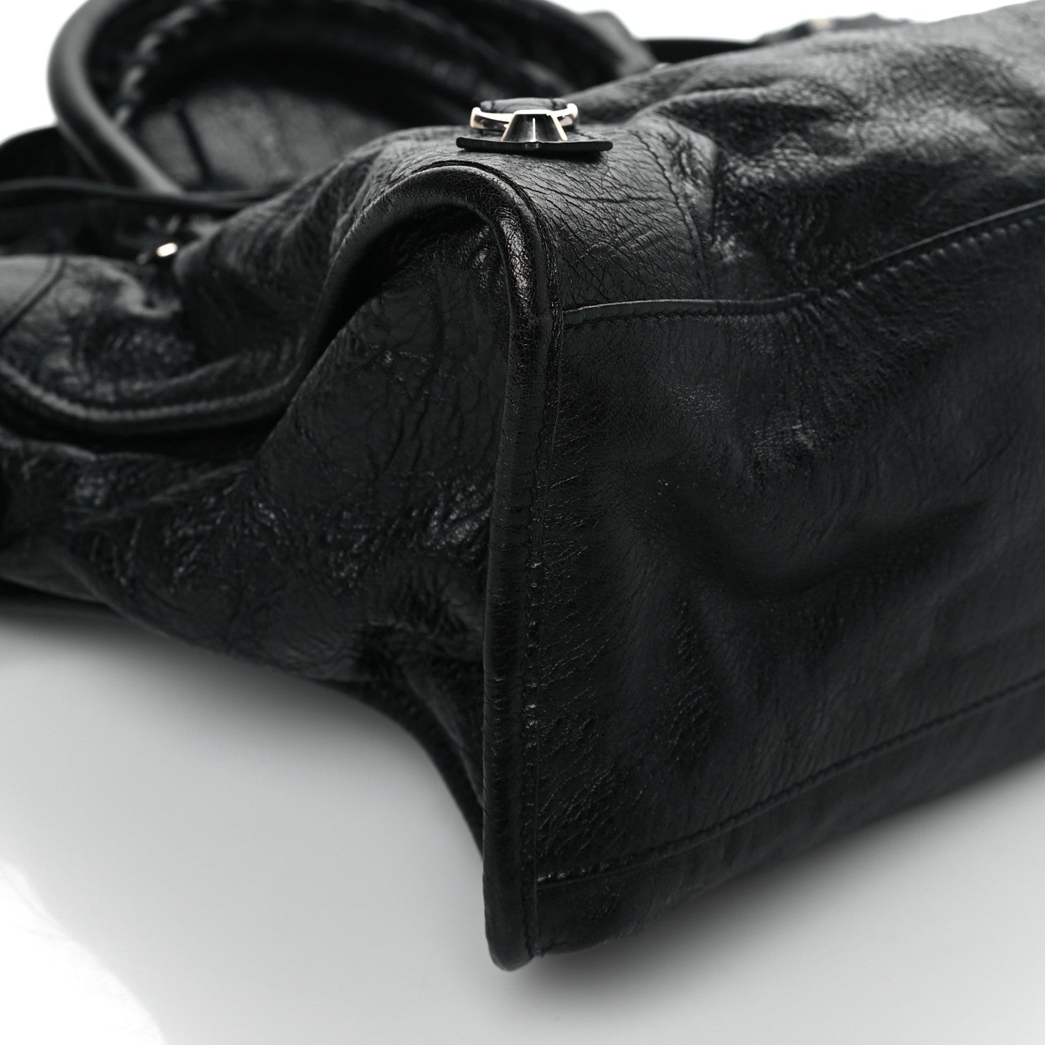 Balenciaga Agneau Classic Silver Hardware City Black 8 of 11
