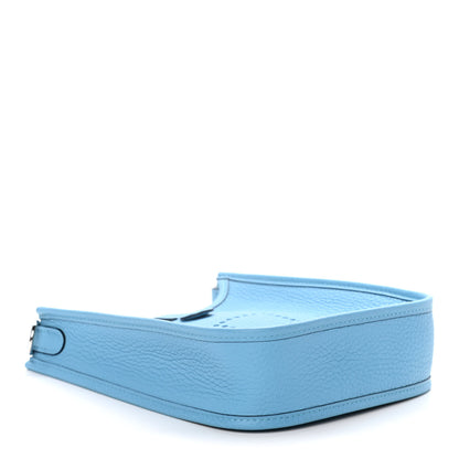 Hermes Taurillon Clemence Evelyne TPM Bleu Du Nord 4 of 10