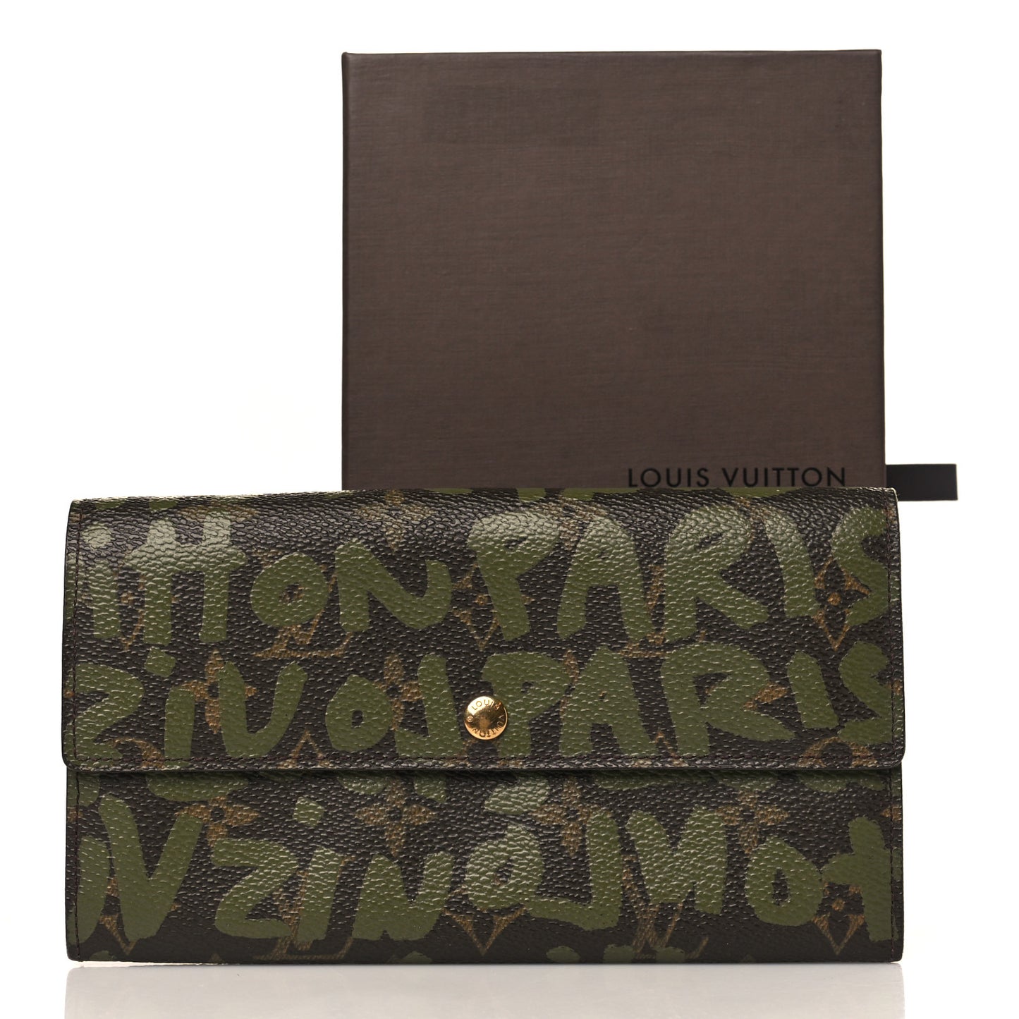 Monogram Graffiti Porte-Monnaie Wallet Kaki