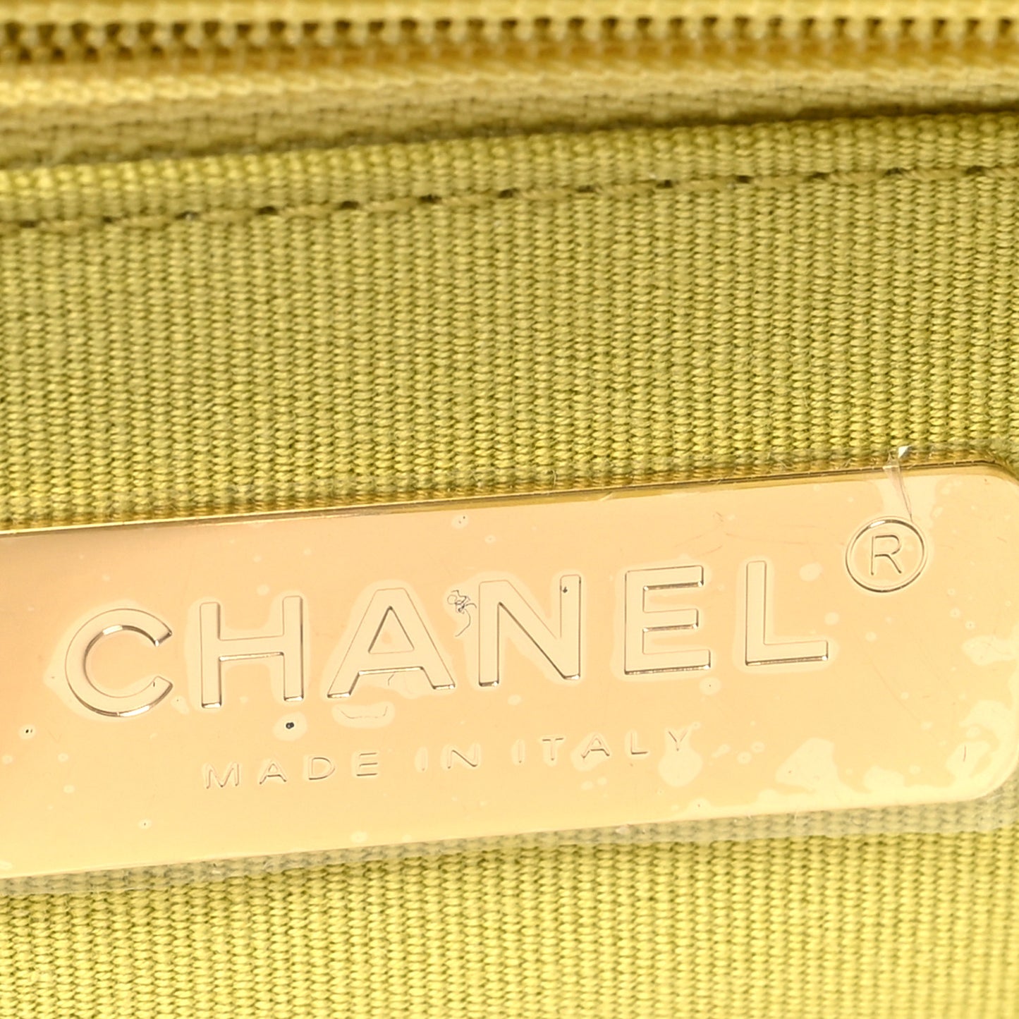 Corduroy Quilted Medium Chanel 19 Flap Light Green