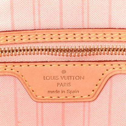 Louis Vuitton Damier Azur Tahitienne Neverfull MM 7 of 9