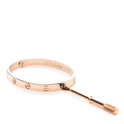 Cartier 18K Pink Gold LOVE Bracelet 16 5 of 6