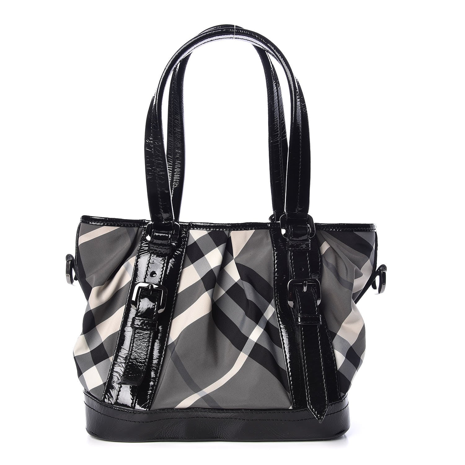 Burberry Nylon Beat Check Lowry Black 1 of 10