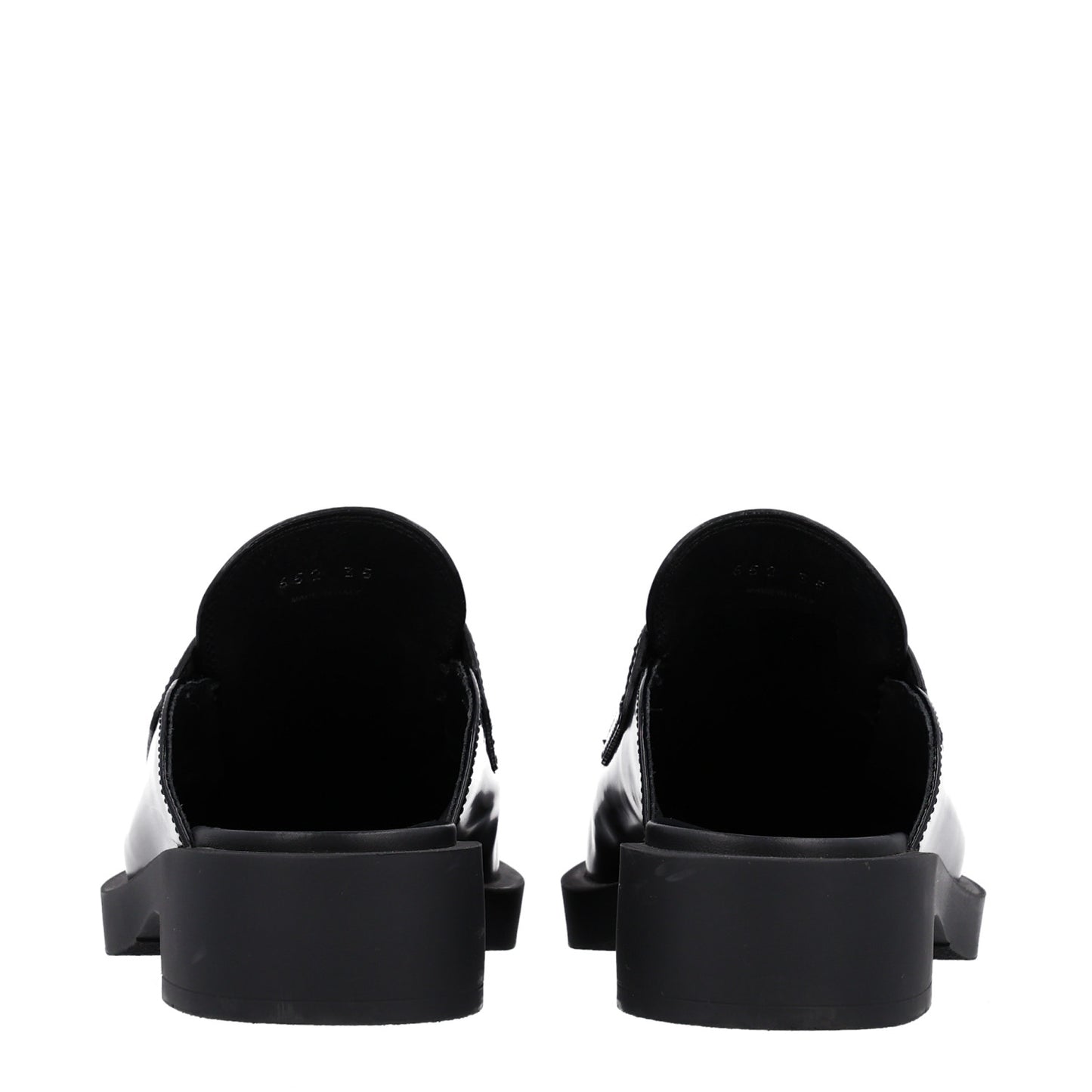 Spazzolato Triangle 40mm Loafer Mules 35 Black