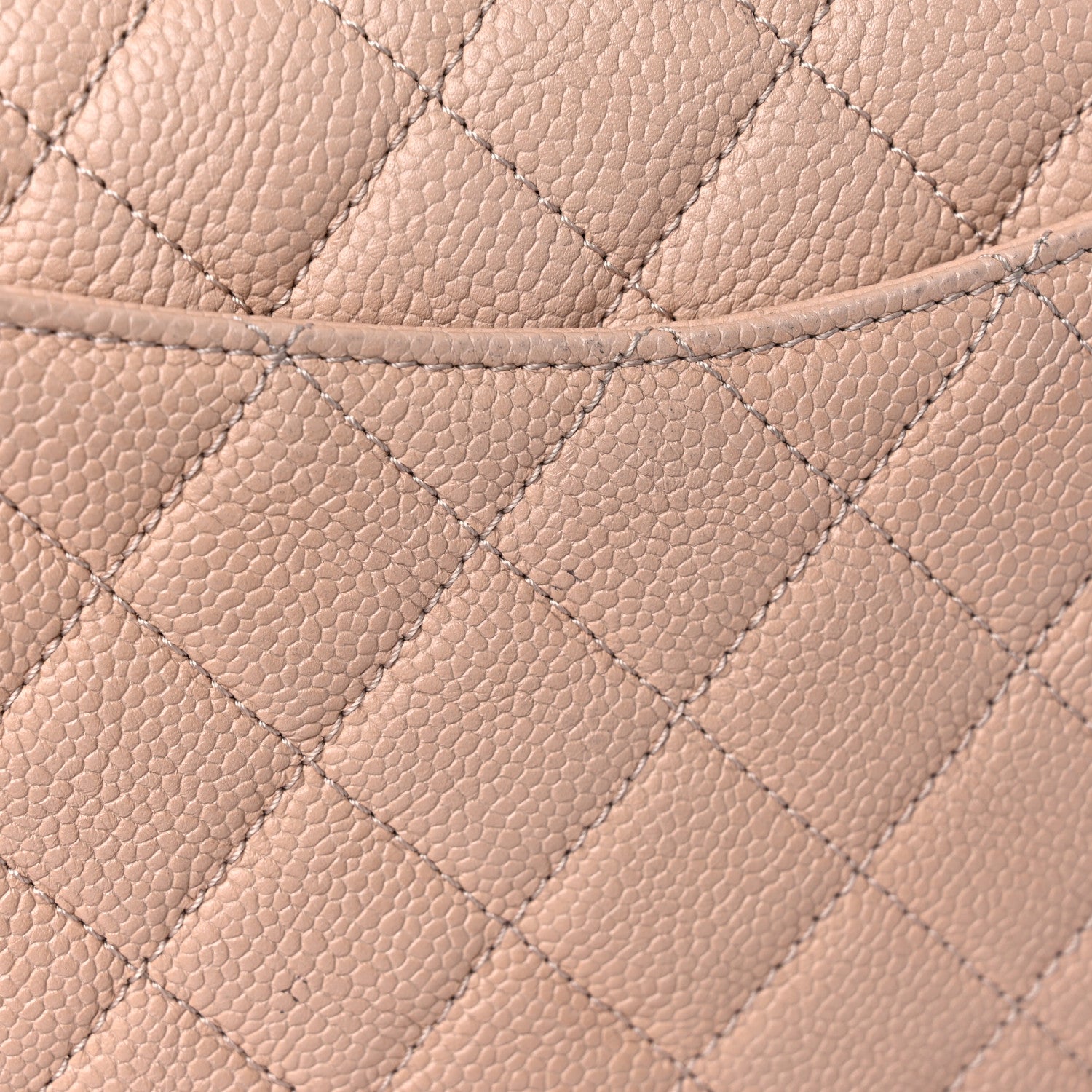 Chanel Caviar Quilted Medium CC Filigree Flap Beige Black 14 of 15