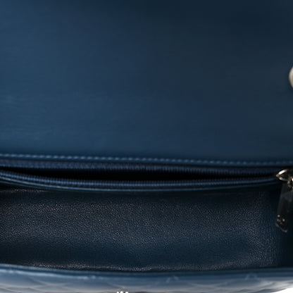 Chanel Lambskin Quilted Mini Rectangular Flap Blue 5 of 11